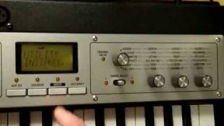 KORG microKORG XL setting for TALKBOX - YouTube