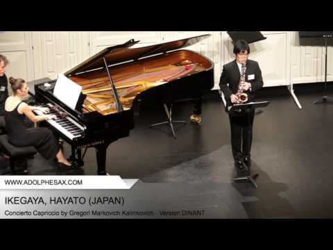 Dinant 2014 - Ikegaya, Hayato - Concerto Capriccio by Gregori Markovich Kalinkovich