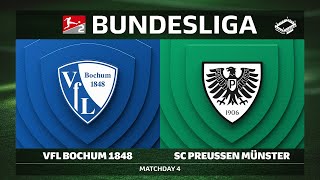 VfL Bochum 1848 vs. SC Preußen Münster | Matchday 4 — Bundesliga 2 2025/26