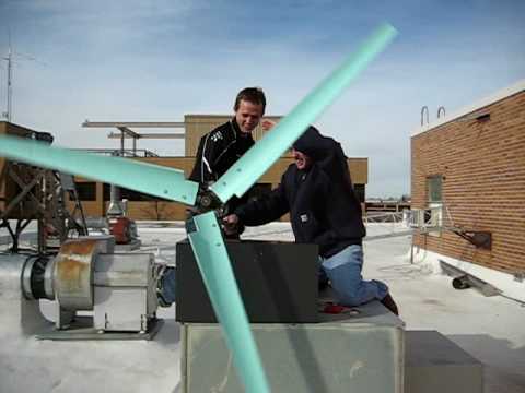 Home made Wind Generator - YouTube
