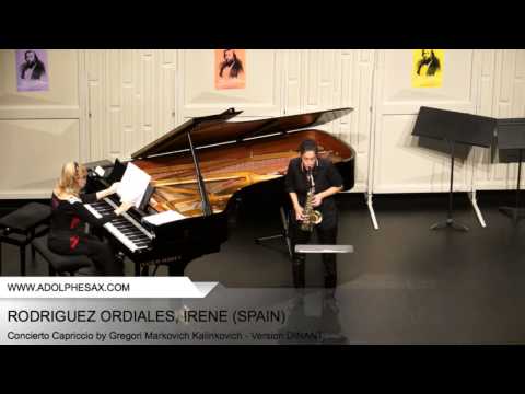 Dinant 2014 - RODRIGUEZ Irène (Concierto Capriccio by Gregori Markovich Kalinkovich - v. DINANT)