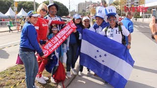 Torcedores chegam ao Gigante para França x Honduras