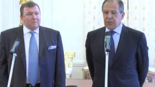 С.Лавров на подписании Соглашения с МИБ