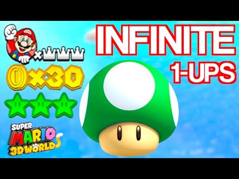 ... Infinite Lives - SUPER MARIO 3D WORLD UNLIMITED 1-UPS CHEAT - YouTube