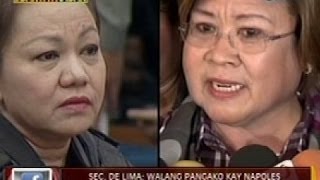 Mga pork barrel scam whistleblower, tutol na maging state witness si Napoles