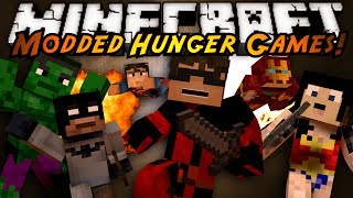 Minecraft MODDED HUNGER GAMES : SUPER HERO BRAWL!