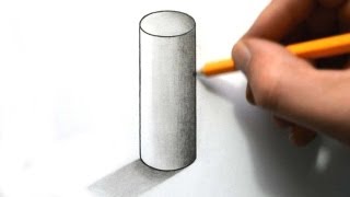 How to Draw a Cylinder in 3 Simple Steps - Art by Ro