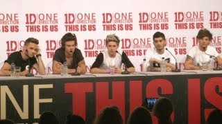 One Direction This Is Us press conference: Part 3