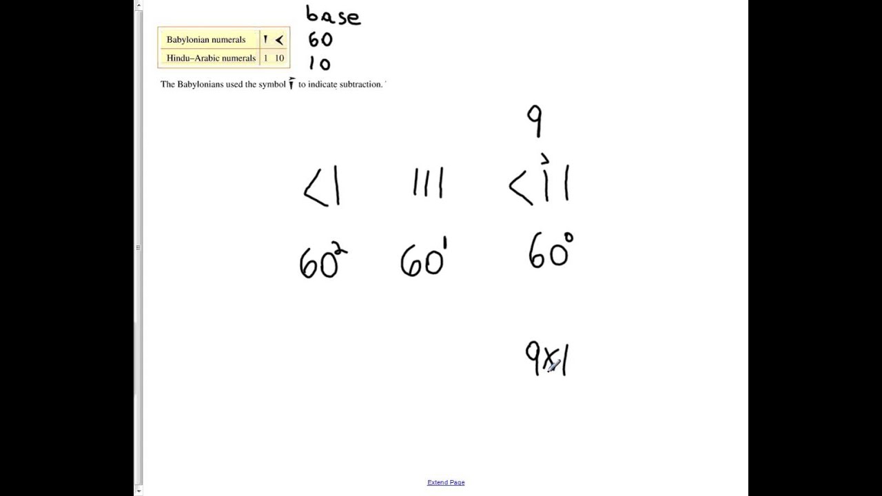 BabylonianTo Hindu-Arabic - YouTube