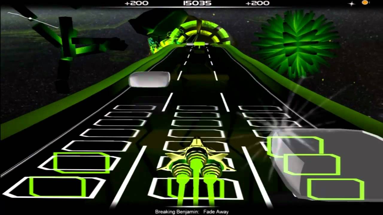 Audiosurf - Fade Away- Breaking Benjamin - YouTube