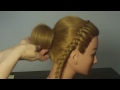 Прическа на выпускной бал, свадьбу. Easy prom wedding updo Прическа на выпускной бал, свадьбу. Easy prom wedding updo