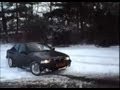 BMW 318i 'drifting' on snow