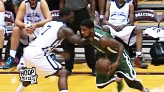 Kyrie Irving Sick Shammgod And Dunk Down The Lane! 2 Dope Plays At Jamal Crawford Pro-Am!