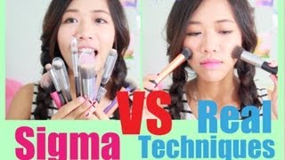 人氣化妝掃 PK 賽✿Real Techniques VS Sigma Review ＋快閃代購