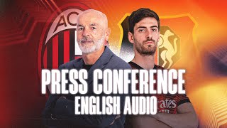 AC Milan v Stade Rennais | Pioli and Gabbia | Press conference | LIVE in English