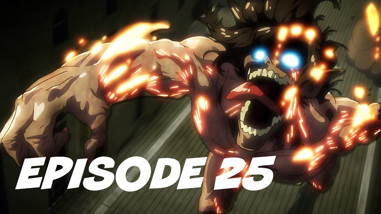 Attack On Titan Episode 25 進撃の巨人 Review - Titans In The Walls Shingeki