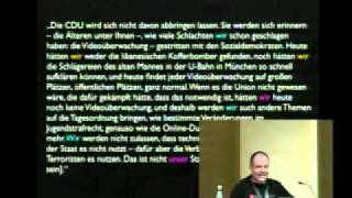 25c3, Neusprech, Überwachungsstaat, Martin Haase, Vortrag, Berlin, 2008