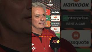 ❤️🐺? A post-match interview you do’'t want to miss!🎙️?? #asroma #dajeroma #seriea #mourinho