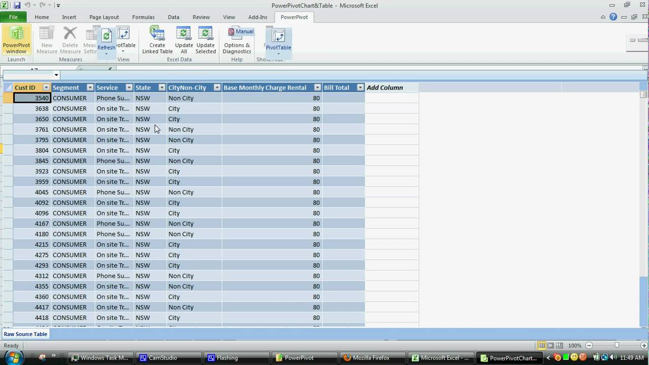 PowerPivot in Excel 2010. How to refresh data. - YouTube