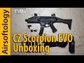 Unboxing the CZ Scorpion EVO 3A1 & CZ P-09 Duty | Airsoftology