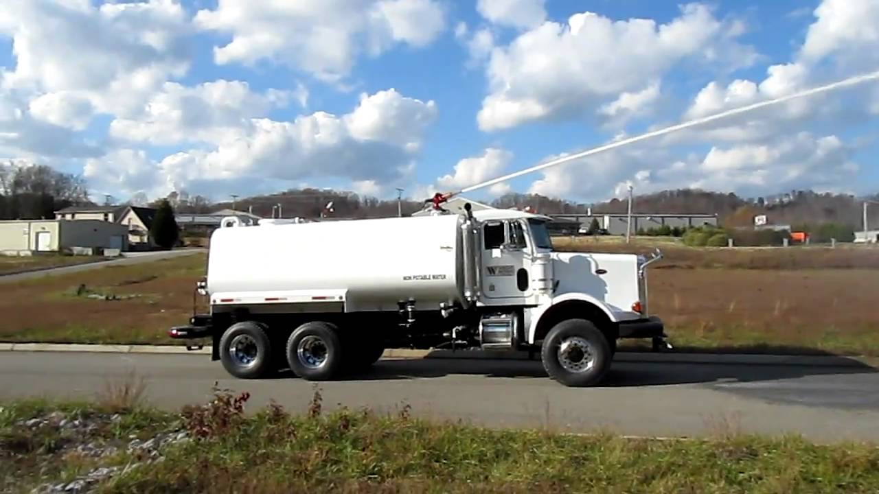 6+X6+All+Wheel+Drive+Truck 2002 Peterbilt 357 6x6 All Wheel Drive 4,000 Gallon Water Truck with ...
