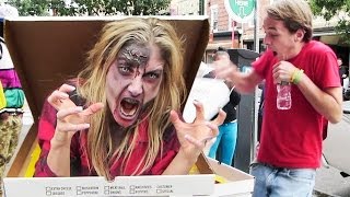 ZOMBIE PIZZA PRANK