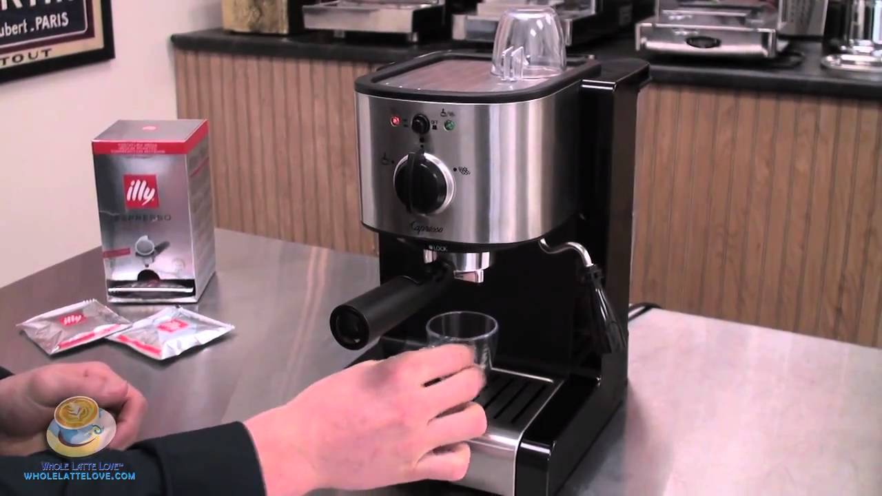 Capresso EC100 Semiautomatic Espresso Machine YouTube
