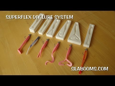 Superflex DIY fishing lure making system step by step instructions