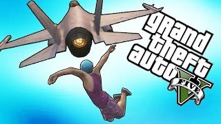 GTA 5 Turbinas Assassinas, Momentos Engraçados, Brincadeira com Jatos, Mata-Mata (GTA V Gameplay)