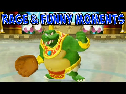 Mario Super Sluggers Rage and Funny Moments Pt.2 | Wii Week 2