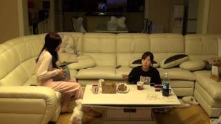 [HD] 140227 SNSD Sunny Tiffany Yoona eating @ dorm