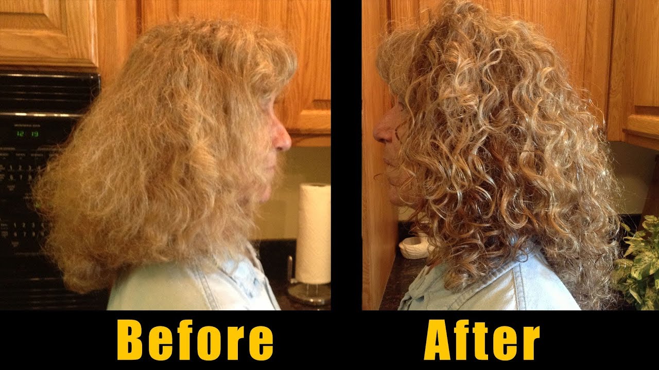 Styling Curly Hair - Fran's easy frizz free taming routine - YouTube