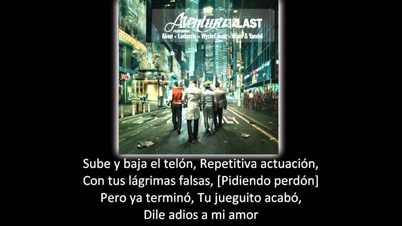 Aventura - Tu Jueguito (lyric - letra) - YouTube