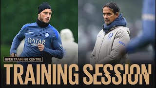 ALLENAMENTO SOTTO LA PIOGGIA IN VISTA DELLA ROMA 🌧️🖤💙??? | TRAINING SESSI🏃N ??