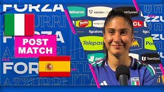 Le parole delle Azzurre | Italia-Spagna 1-1 | Amichevole