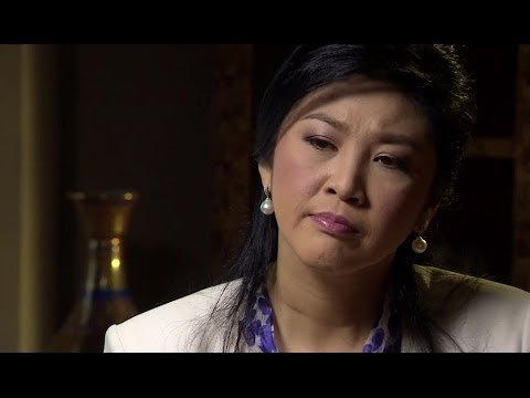 THAI PM YINGLUCK SHINAWATRA INTERVIEW - BBC NEWS image