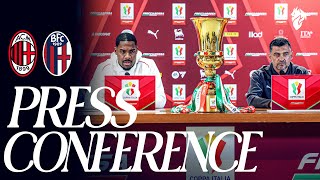 Mister Conceição e Maignan in conferenza stampa in vista della finale di #CoppaItaliaFrecciarossa