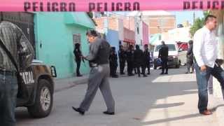 Movilización en Los Reyes, SLP por asesinato de dos hombres