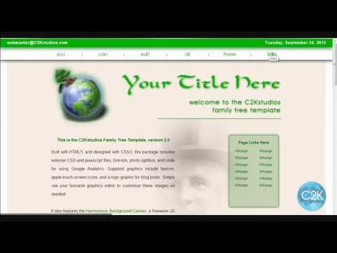 The Family Tree HTML5 Website Template The Family Tree HTML5 Website Template