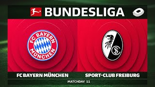 FC Bayern München vs. Sport-Club Freiburg | Matchday 11 — Bundesliga 2025/26