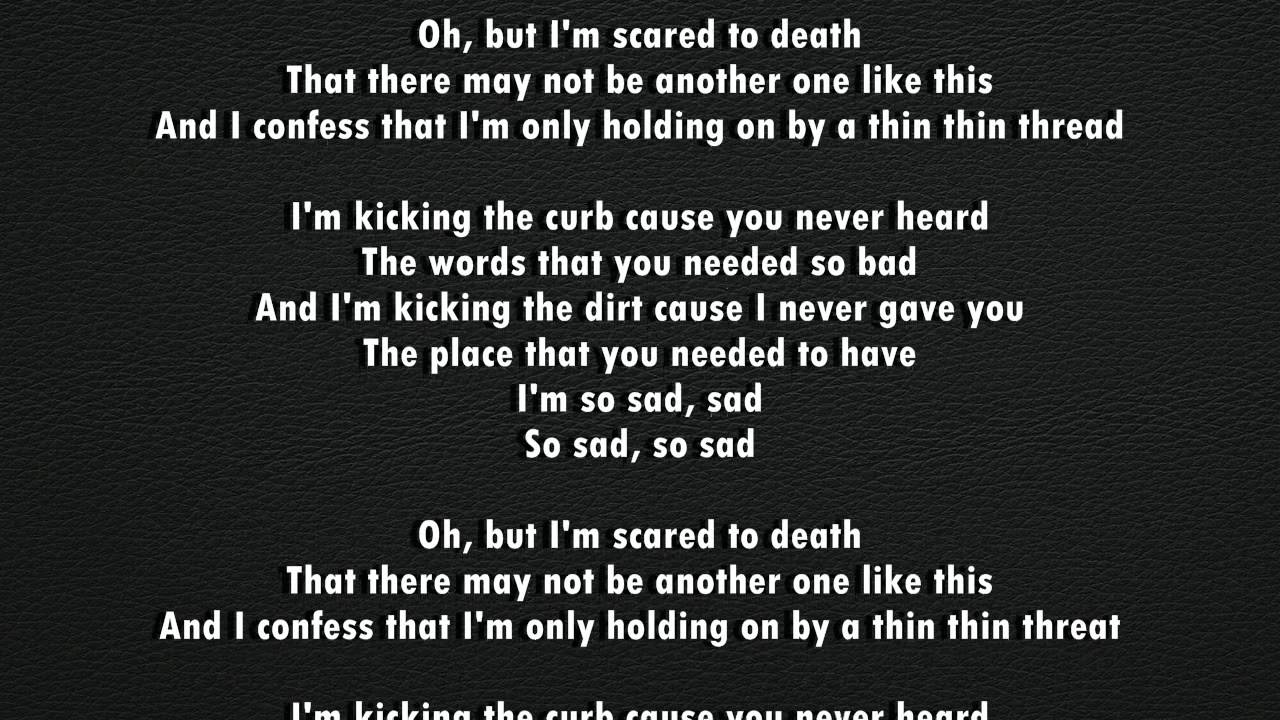 maroon 5 memories lyrics