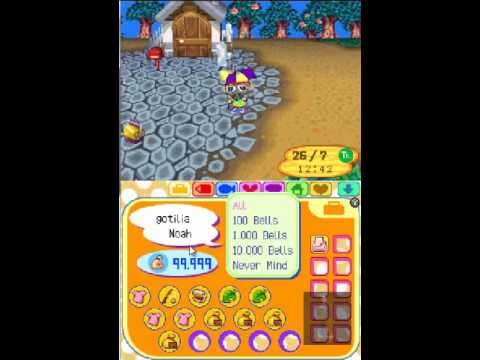 Animal Crossing Wild World Bells 99.999.999 Cheat English-German ...