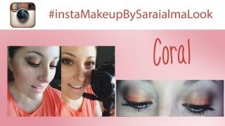 #instaMakeupbySaraialmaLook Coral