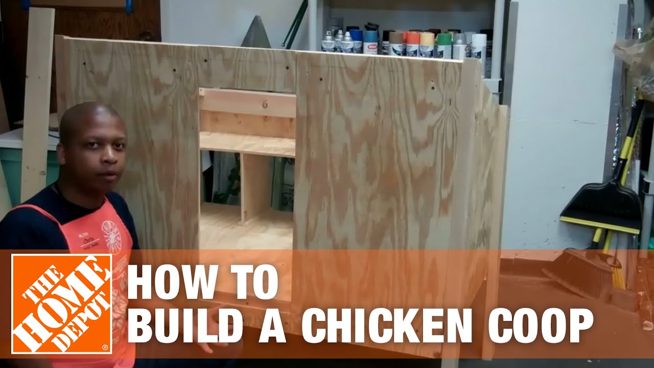 How To Build a Chicken Coop Part 2 - The Home Depot - YouTube