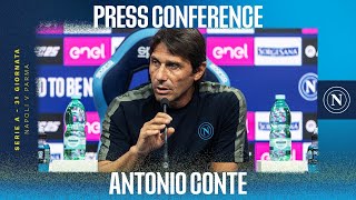 LIVE | La conferenza stampa di Mister Antonio Conte in vista di Napoli - Parma