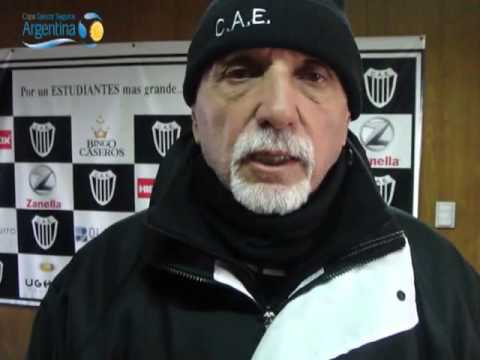 Oscar Blanco (DT de Estudiantes BA)