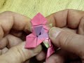 3 - Folding The Origami Bonsai Iris Flower