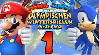 Let's Play Mario & Sonic bei den Olympischen Winterspielen: Sotschi 2014 Part 1: Sonic-Medley