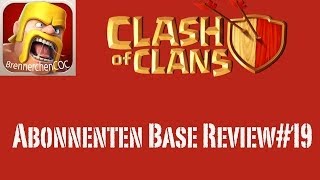 CLASH OF CLANS: Abonnenten Base Review# 19 - Mauerfetisch