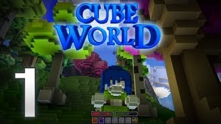 CubeWorld - Episodio 1 - Un peluche llega a la ciudad - Seed: 7777777